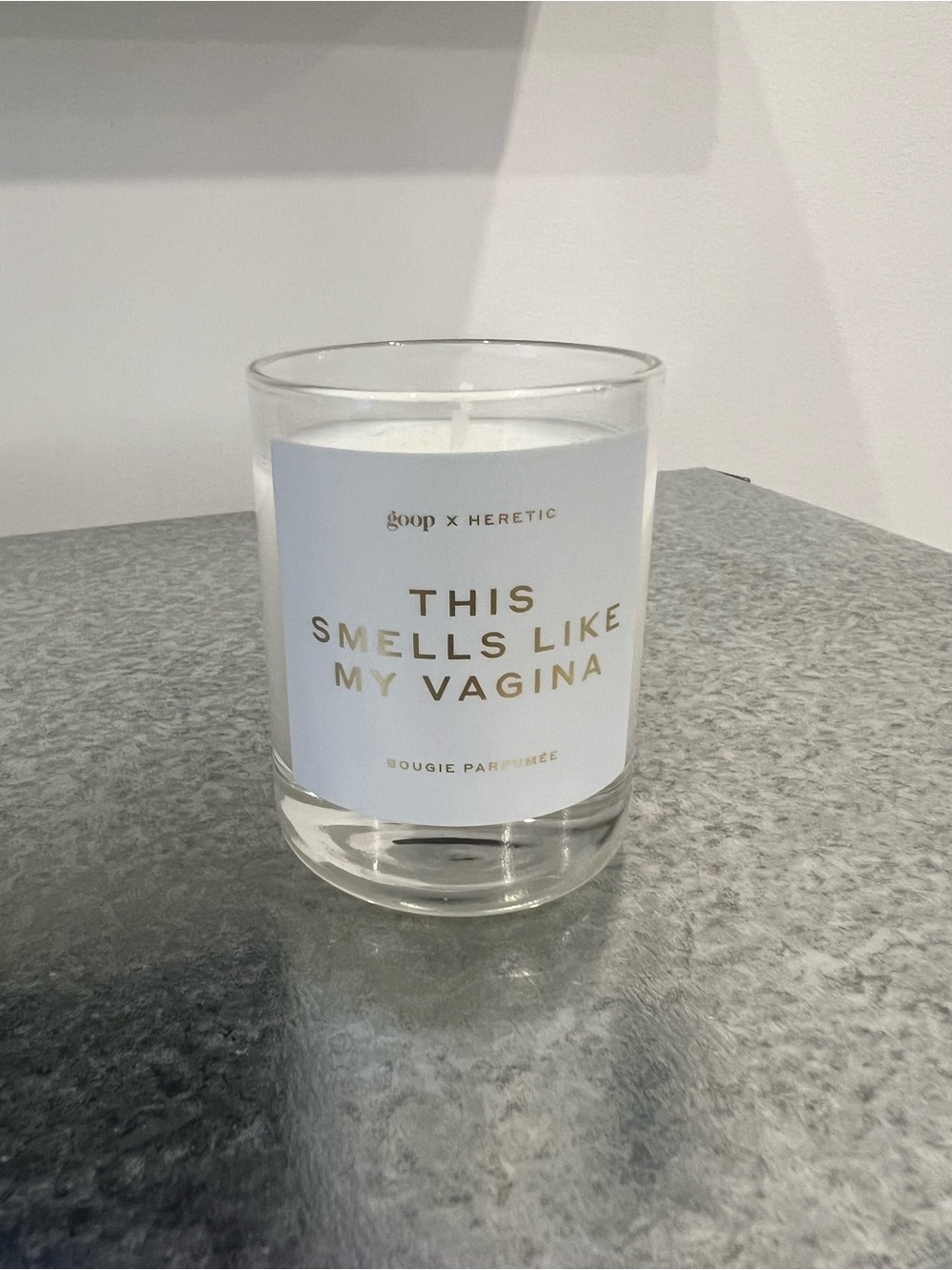 goop x Heretic 2 oz White Scented Candle — This Smells Like My Vagina